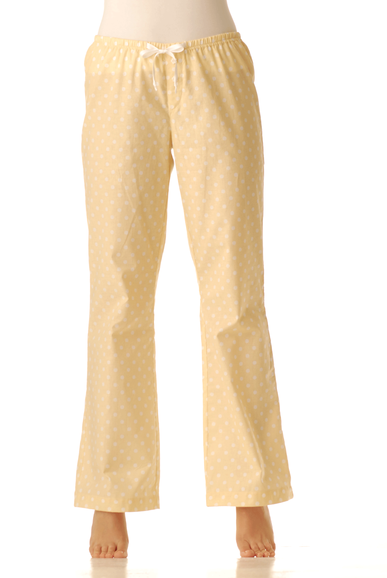 Pyžamové kalhoty - Puntík žlutý